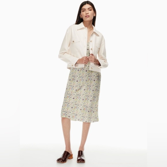 NWT Wilfred Autumn Shirt Jacket Vegan Leather colour Birch size L - Picture 3 of 12